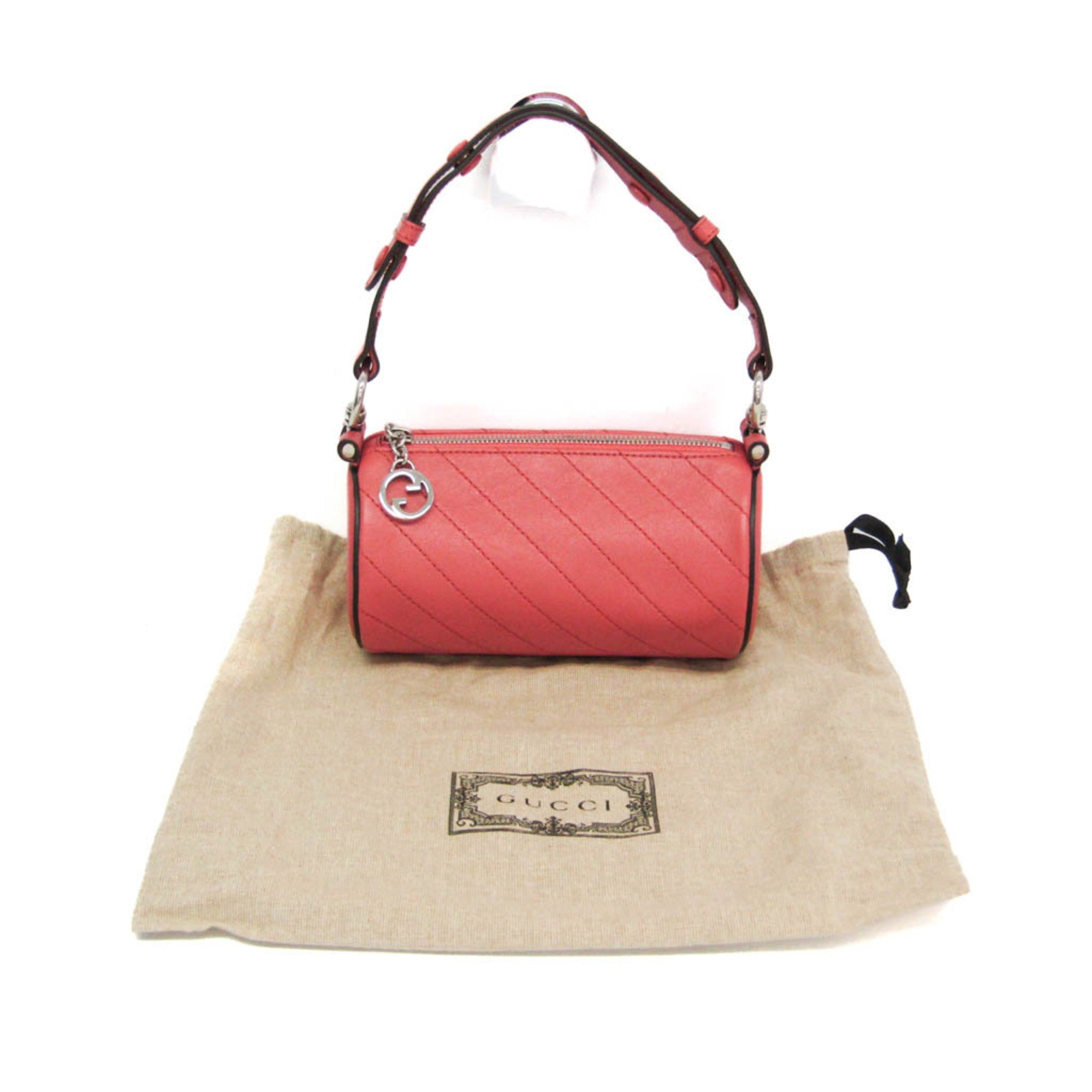 Gucci Blondie 760170 Women's Leather Handbag,Shoulder Bag Pink — Like New