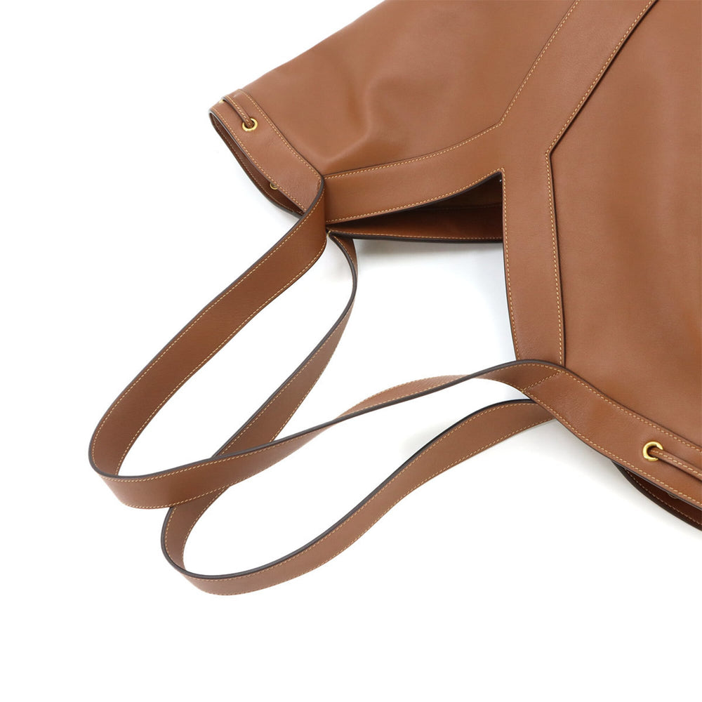 Saint Laurent Y Hobo Tote Handbag, Leather, Brown, 833160 Bag — New - Store Return