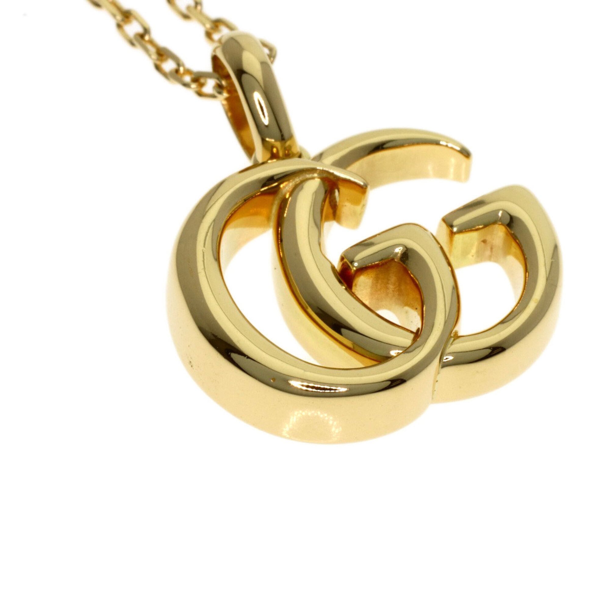 Gucci GG Running Long Necklace, 18K Yellow Gold, Women's — Like New