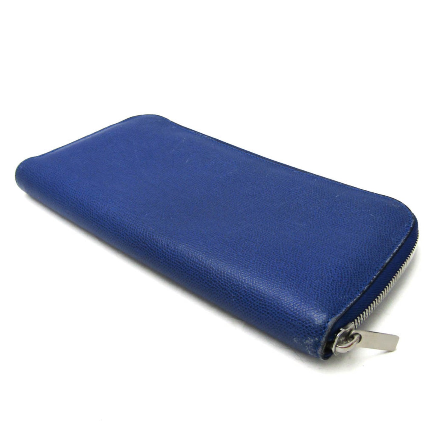 Valextra Organizer Travel Pouch Men's Leather Clutch Bag Royal Blue