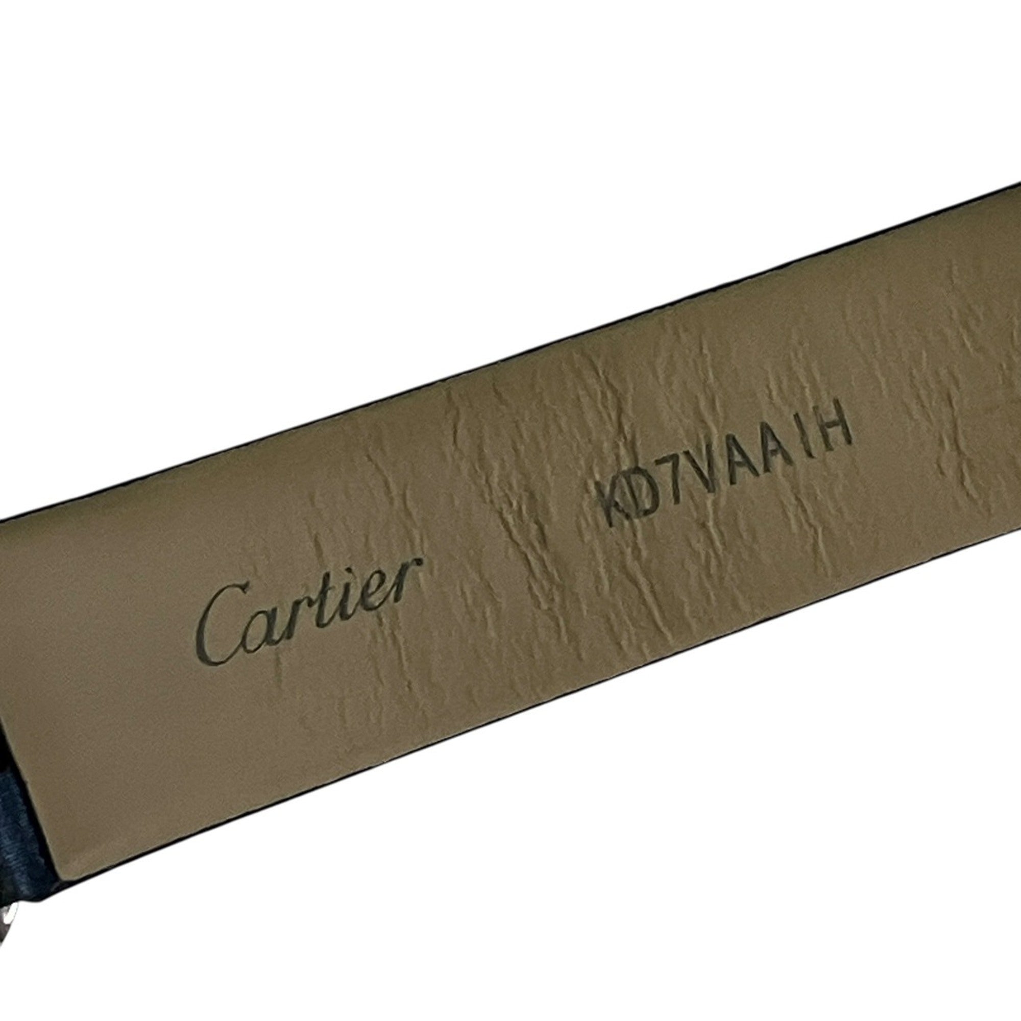 Cartier Ballon Bleu de watch, total weight 27.7g, stainless steel, genuine leather strap, diamonds, quartz movement, silver dial, W4BL0002 — Very Good