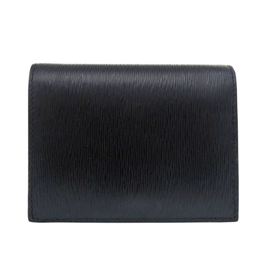 Like new Prada 1MV204 Vitello Move Leather Black Bifold Wallet 1081