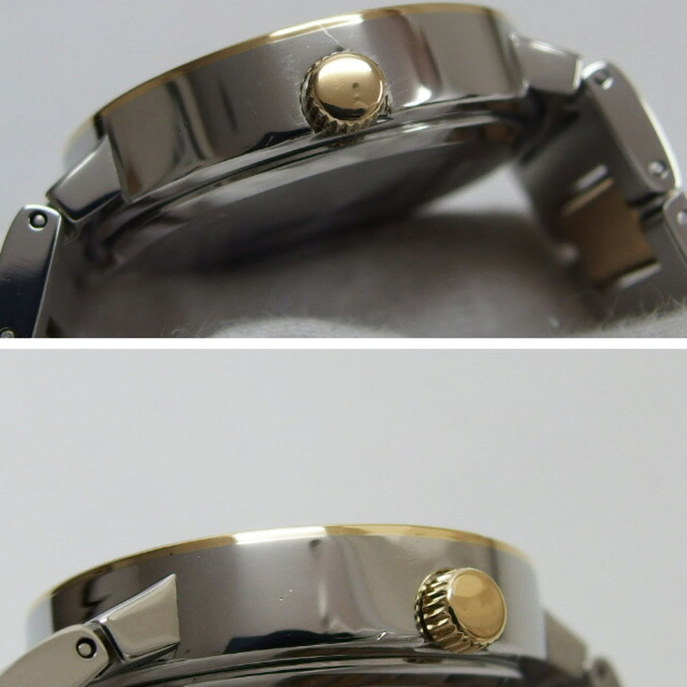Bvlgari 18K Yellow Gold x Stainless Steel Combination BB33SG Men's Watch — Very Good
