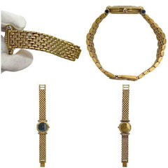 Christian Dior Swing Dress Watch Navy Gold 64151 Women's Stainless Steel Quartz 657*** — Very Good