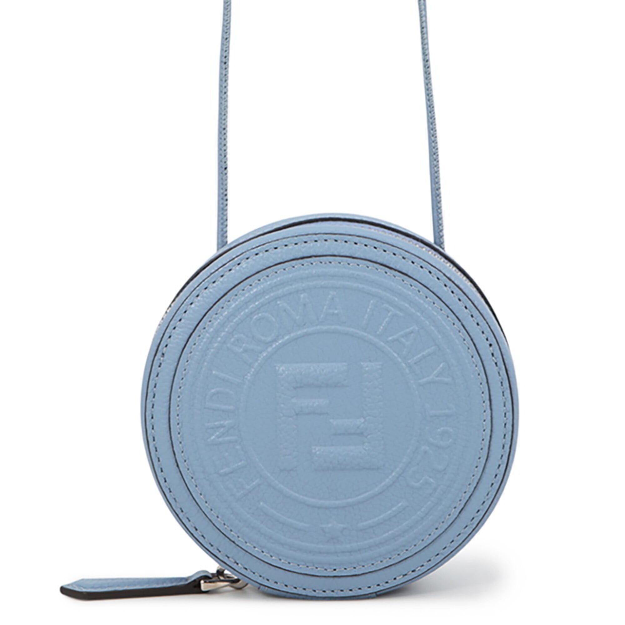 Fendi Shoulder Pouch FF Round Leather 7M0359 FENDI Handbag — Like New