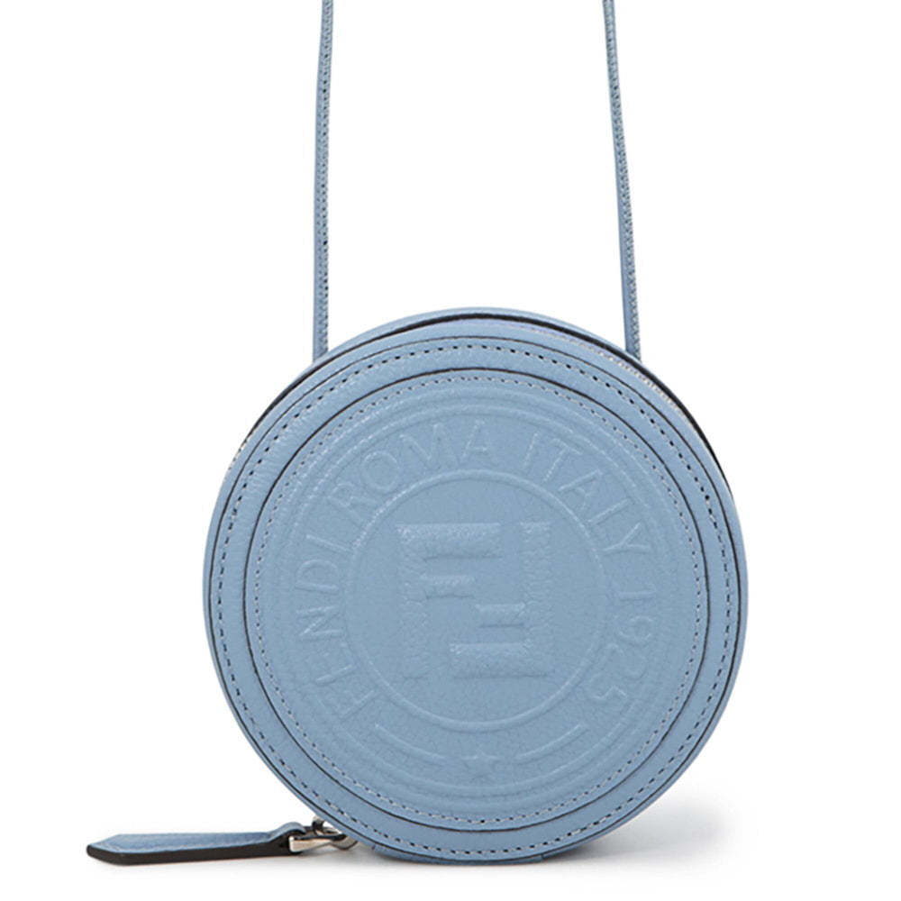 Fendi Shoulder Pouch FF Round Leather 7M0359 FENDI Handbag — Like New
