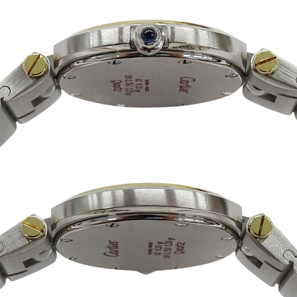 Cartier women's watch, Santos Vendôme SM, quartz movement, stainless steel (SS), gold (YG), model number 84041488 — Good