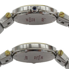 Cartier women's watch, Santos Vendôme SM, quartz movement, stainless steel (SS), gold (YG), model number 84041488 — Good