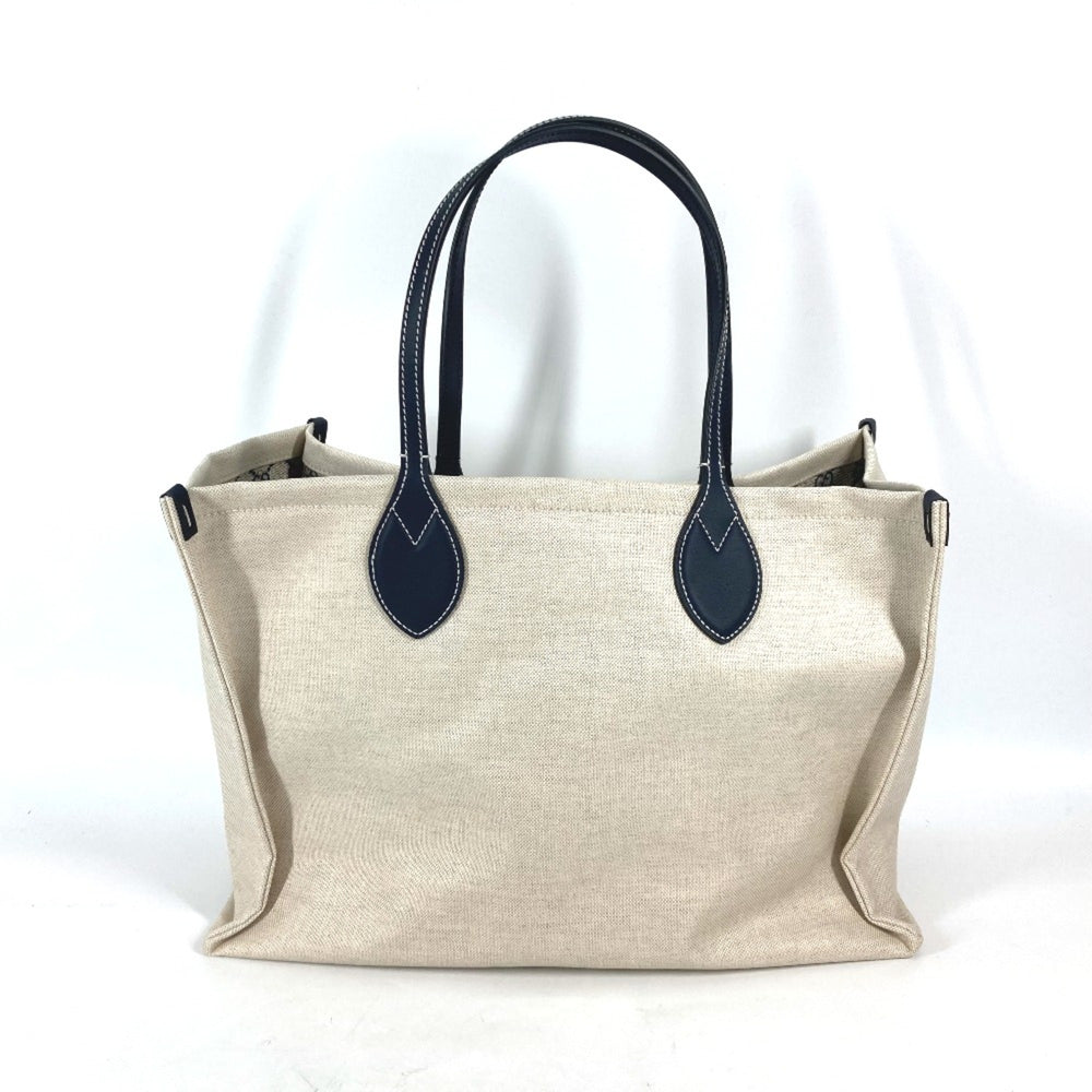 Gucci 772176 Japan limited JAPAN Shoulder Bag Shoulder Bag Tote Bag BeigeBased x Black Dark Navy Based — Like New