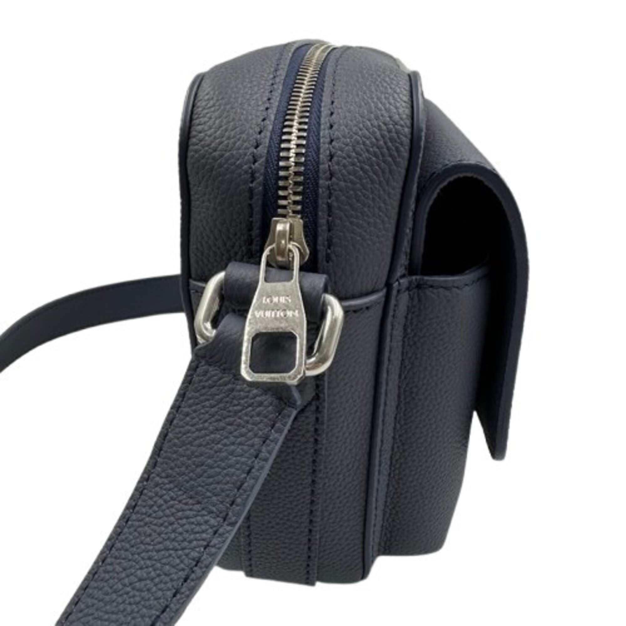 Louis Vuitton Boarding Leather Shoulder Bag, Navy, M15260 — New - Store Return