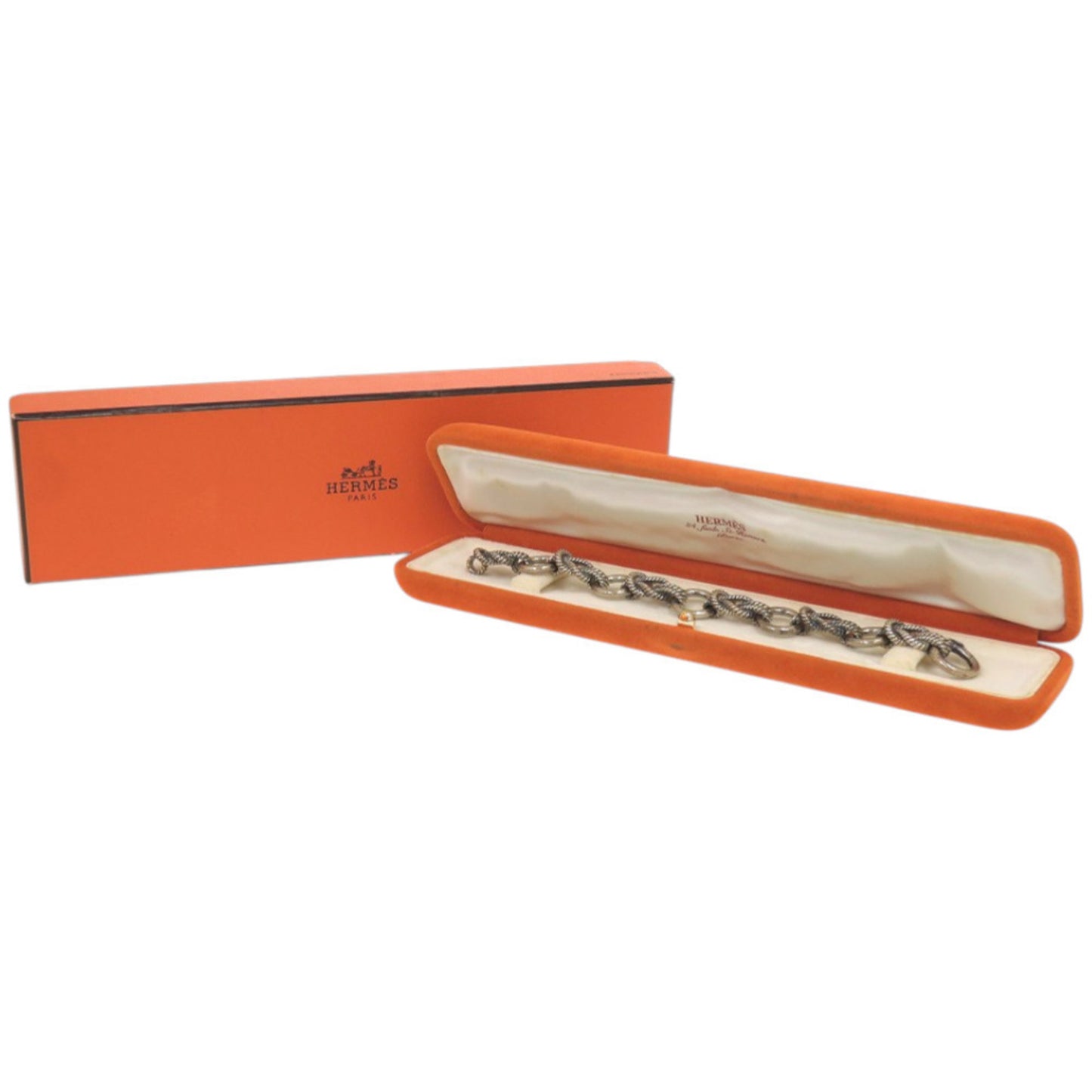 Hermes Audienne Vintage Silver 925 Bracelet 0923 HERMES