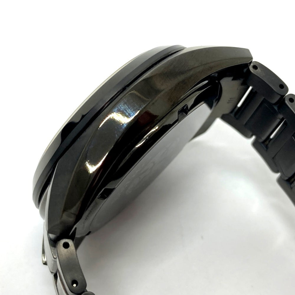 Seiko SBXC069/5X53-0AV0 Astron Global Line Day Date GPS Solar Radio-Controlled Wristwatch Titanium Men's Black — Good