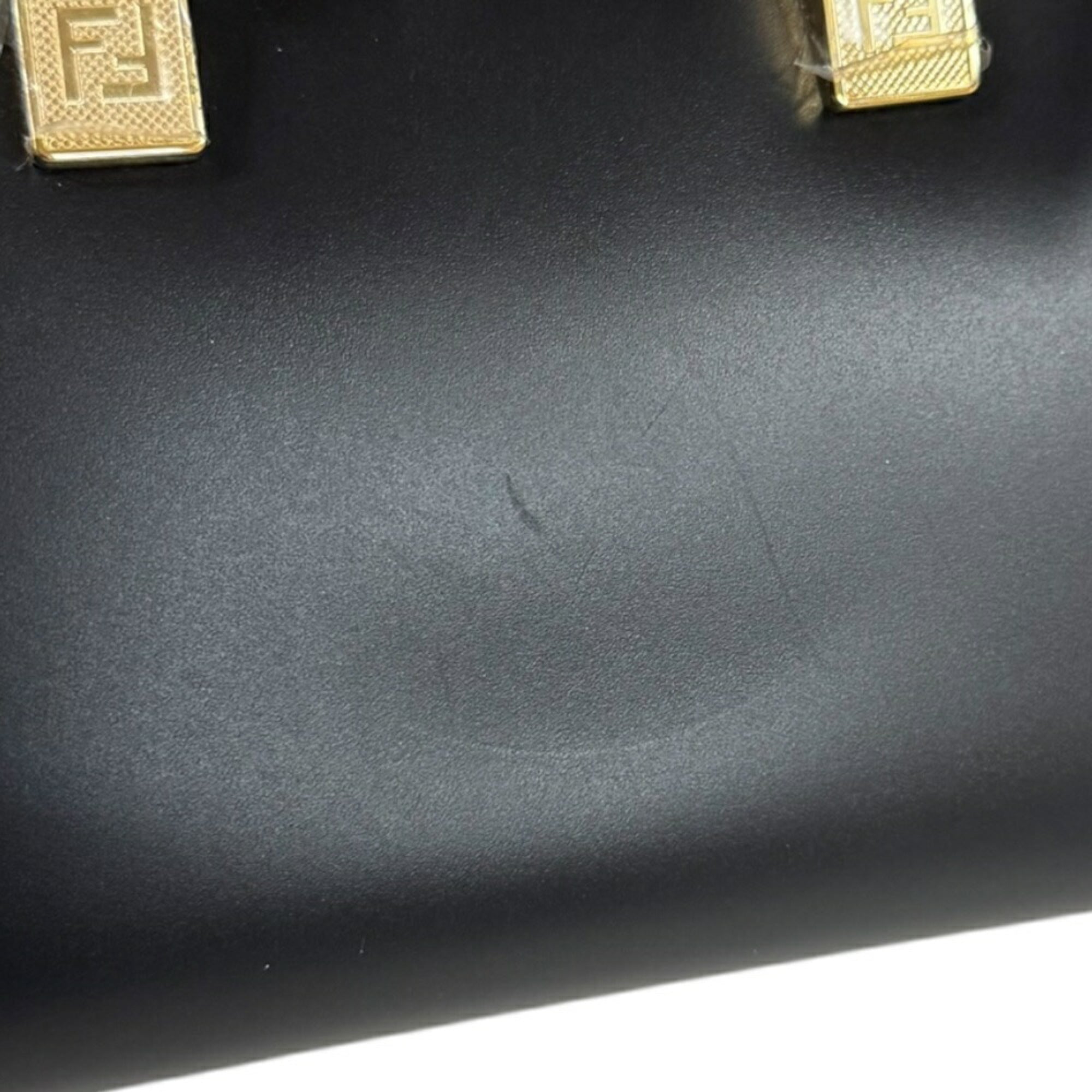 Fendi By The Way Shoulder Bag Leather 8BS067 Black Women's FENDI 2way