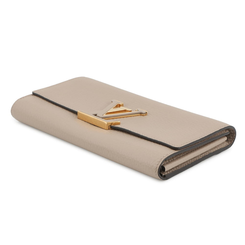 Louis Vuitton Taurillon Leather Long Wallet Portefeuille Capucines M61249 LOUIS VUITTON
