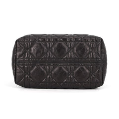 Christian Dior Macro Cannage Toujours Small Handbag M2822OSNW 2-way Black for Women — Like New