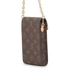 Louis Vuitton Chain Phone Pouch Monogram Metis M13572 LOUIS VUITTON Handbag Pochette — Like New