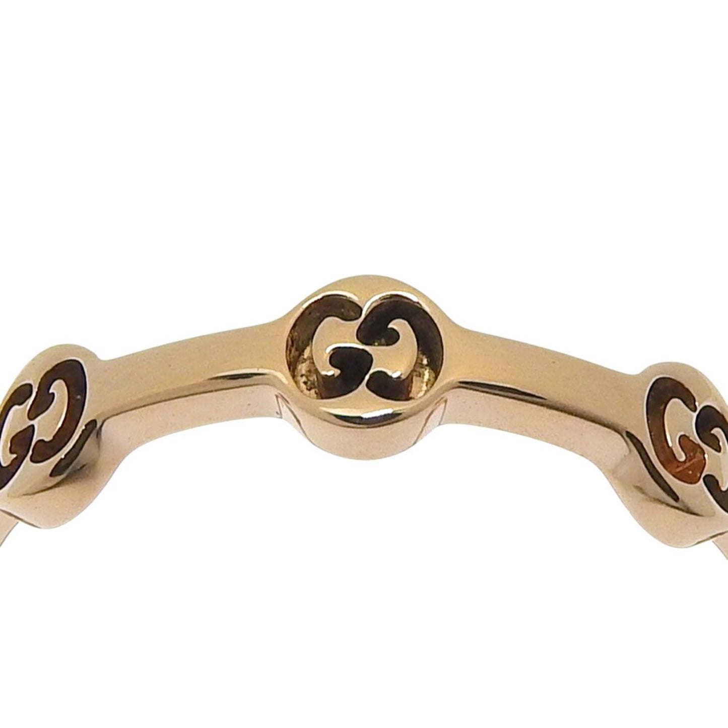 Gucci GG Ring, Size 12.5, 18K Pink Gold, Approx. 2.3g, Women's, I170325004