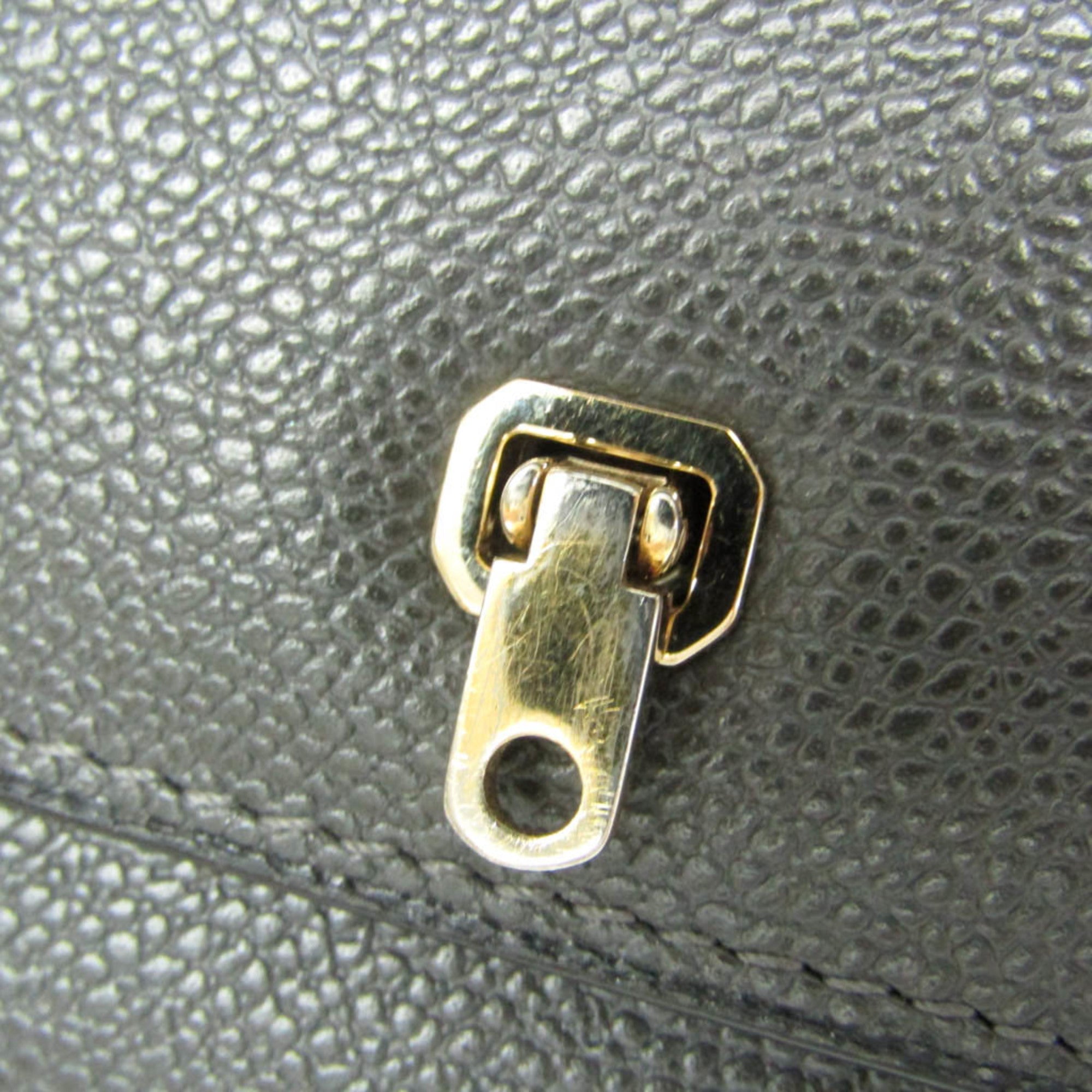 Valextra Men,Women Leather Long Wallet (bi-fold) Gray