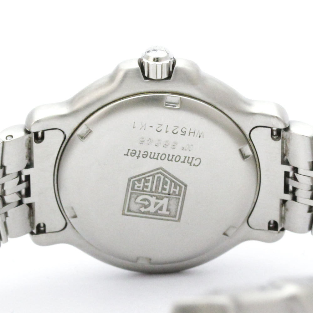 TAG HEUER 6000 Chronometer Steel Automatic Mens Watch WH5212 Polished — Very Good