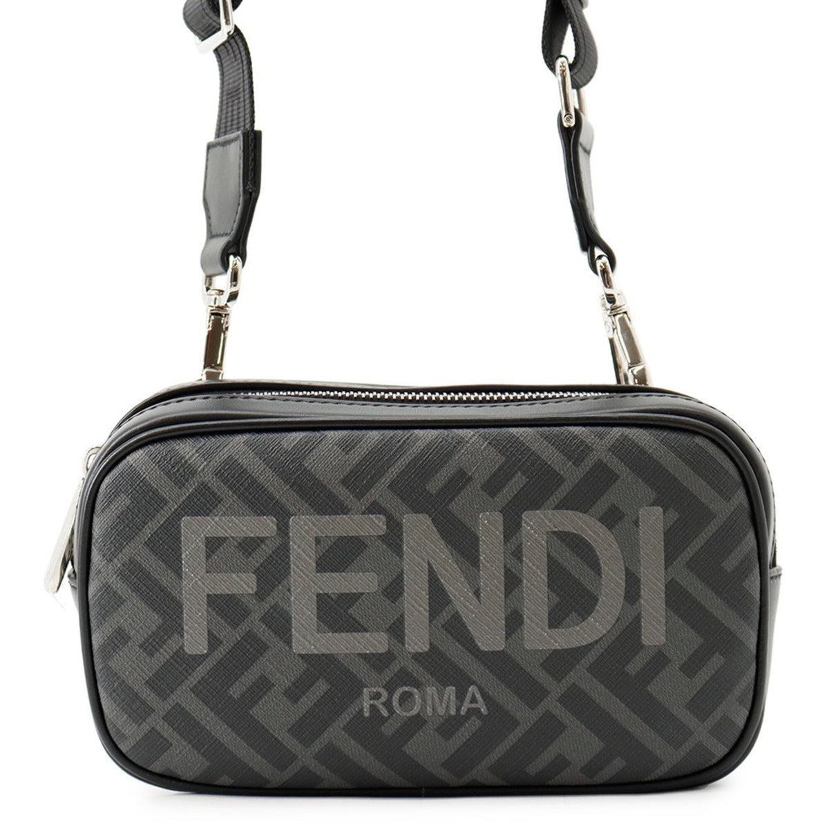 Fendi Shoulder Bag Zucca Pattern 7M0285 FENDI Camera Handbag — Like New