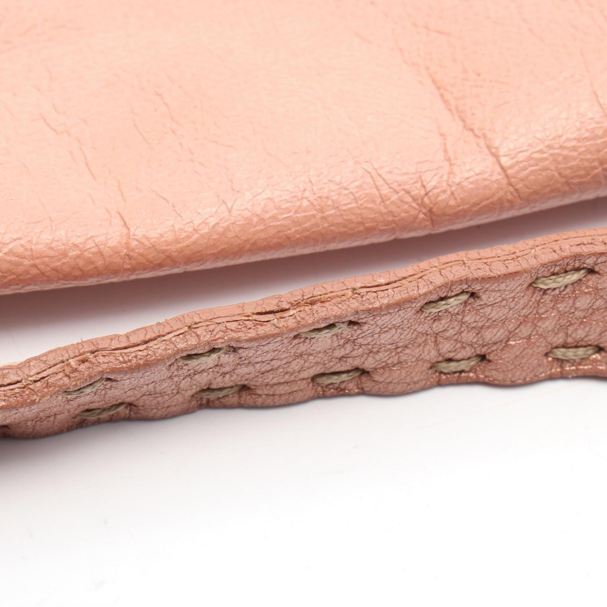 Fendi Selleria handbag, leather, women's, pink