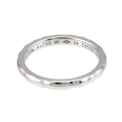 Louis Vuitton Alliance Monogram Infini #54 Ring, 18K White Gold (750) — Like New