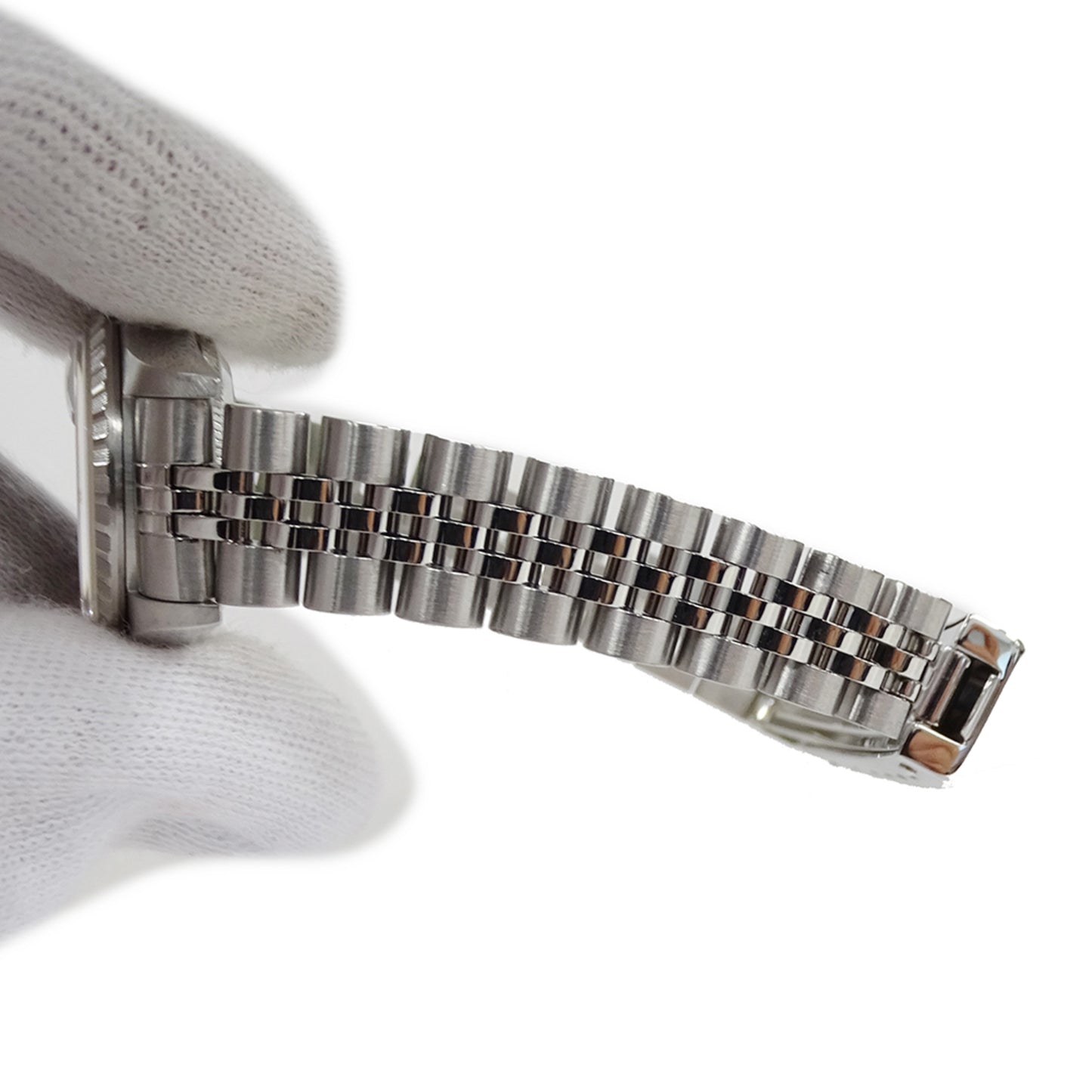 Rolex Oyster Perpetual Date 79240, A-series, Women's Automatic Watch, Stainless Steel, Silver/Black, Polished