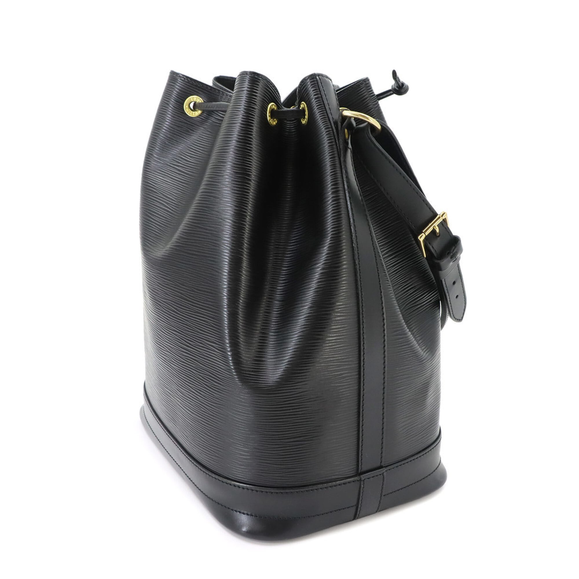 Louis Vuitton Epi Noe Shoulder Handbag Leather Noir M59002 Gold Hardware — Like New
