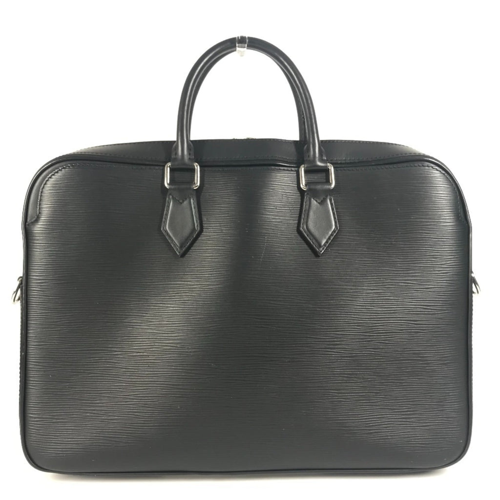 LOUIS VUITTON M54404 Epi Dandy Briefcase MM Handbag, Tote Bag, Document Business Leather, Men's, Noir Black