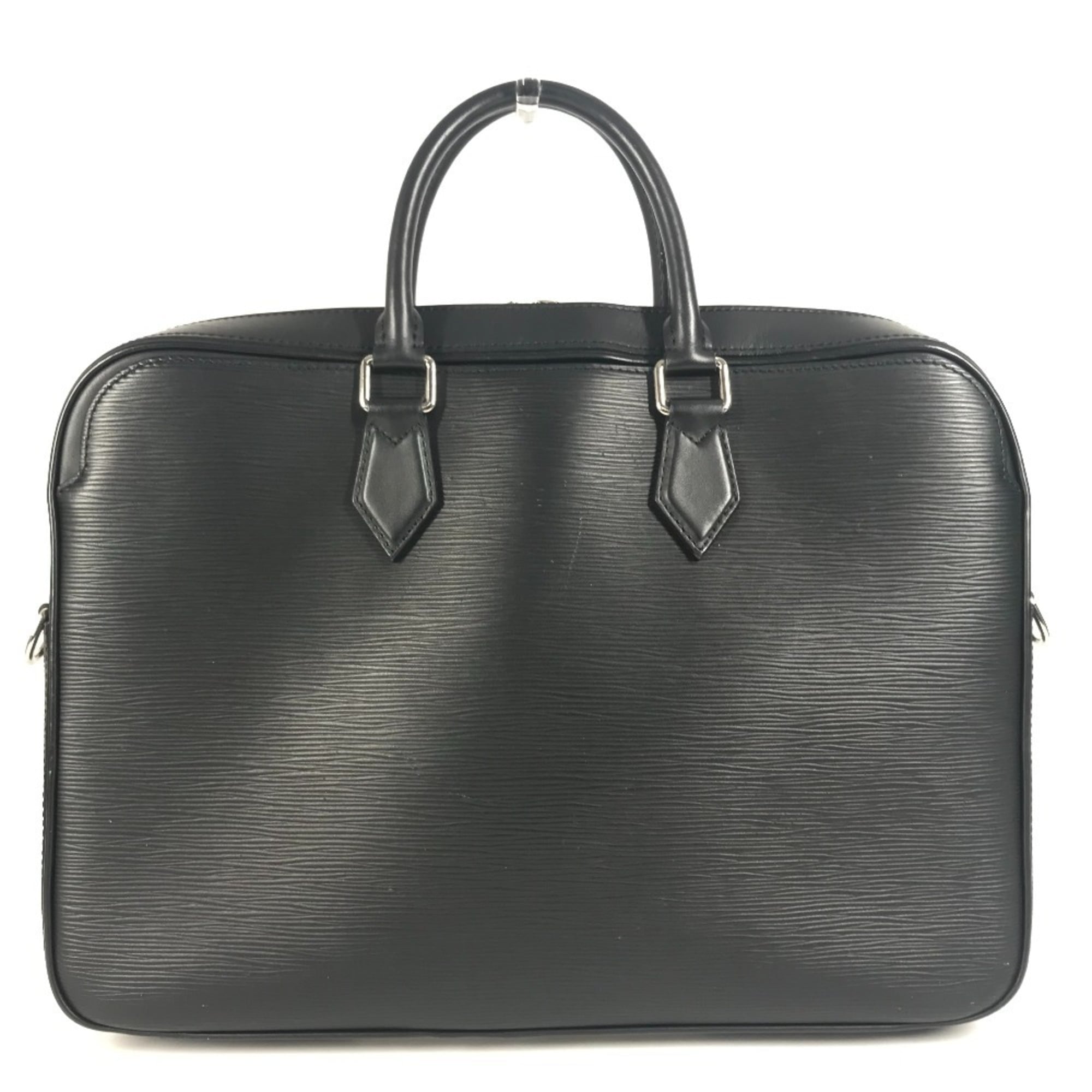 LOUIS VUITTON M54404 Epi Dandy Briefcase MM Handbag, Tote Bag, Document Business Leather, Men's, Noir Black