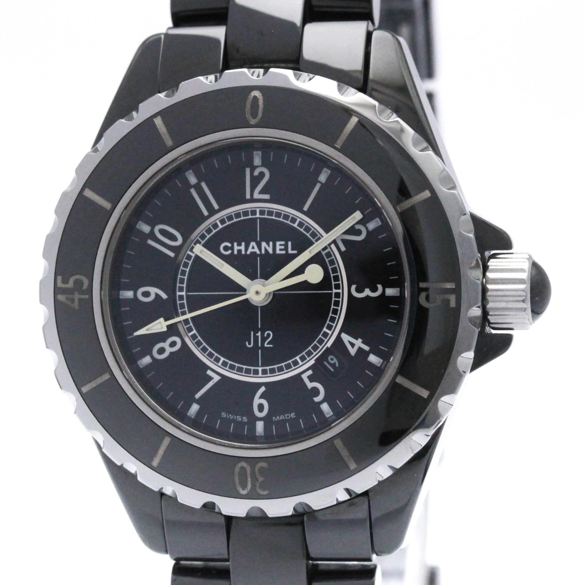CHANEL J12 Ceramic Quartz Ladies Watch H0682 Polished — Very Good