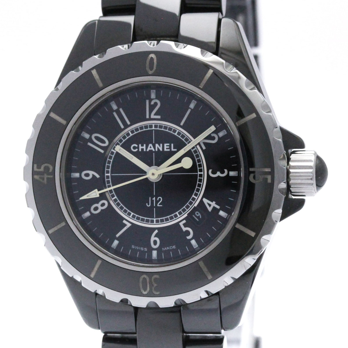 CHANEL J12 Ceramic Quartz Ladies Watch H0682 Polished — Very Good