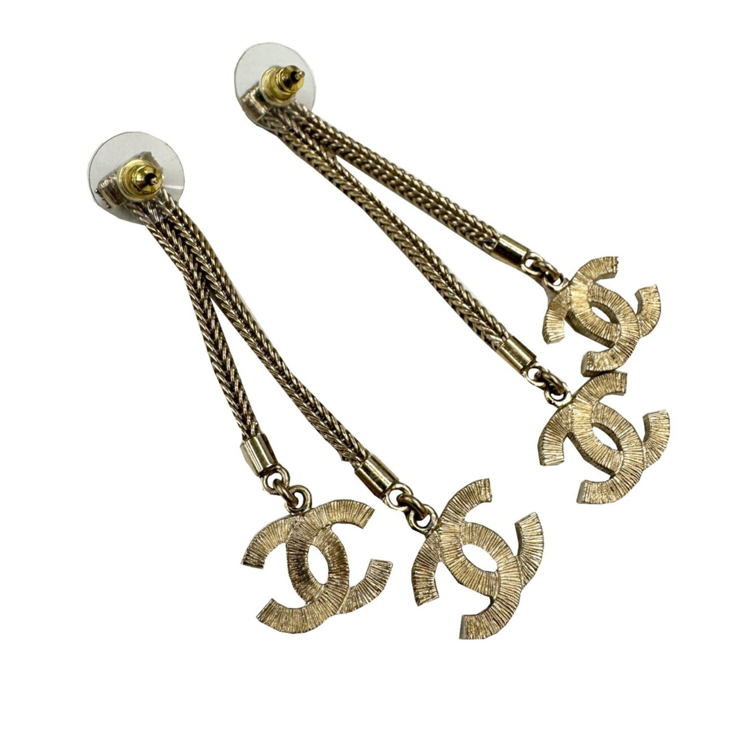 CHANEL Chanel Earrings B24K Coco Mark Rhinestone Women's