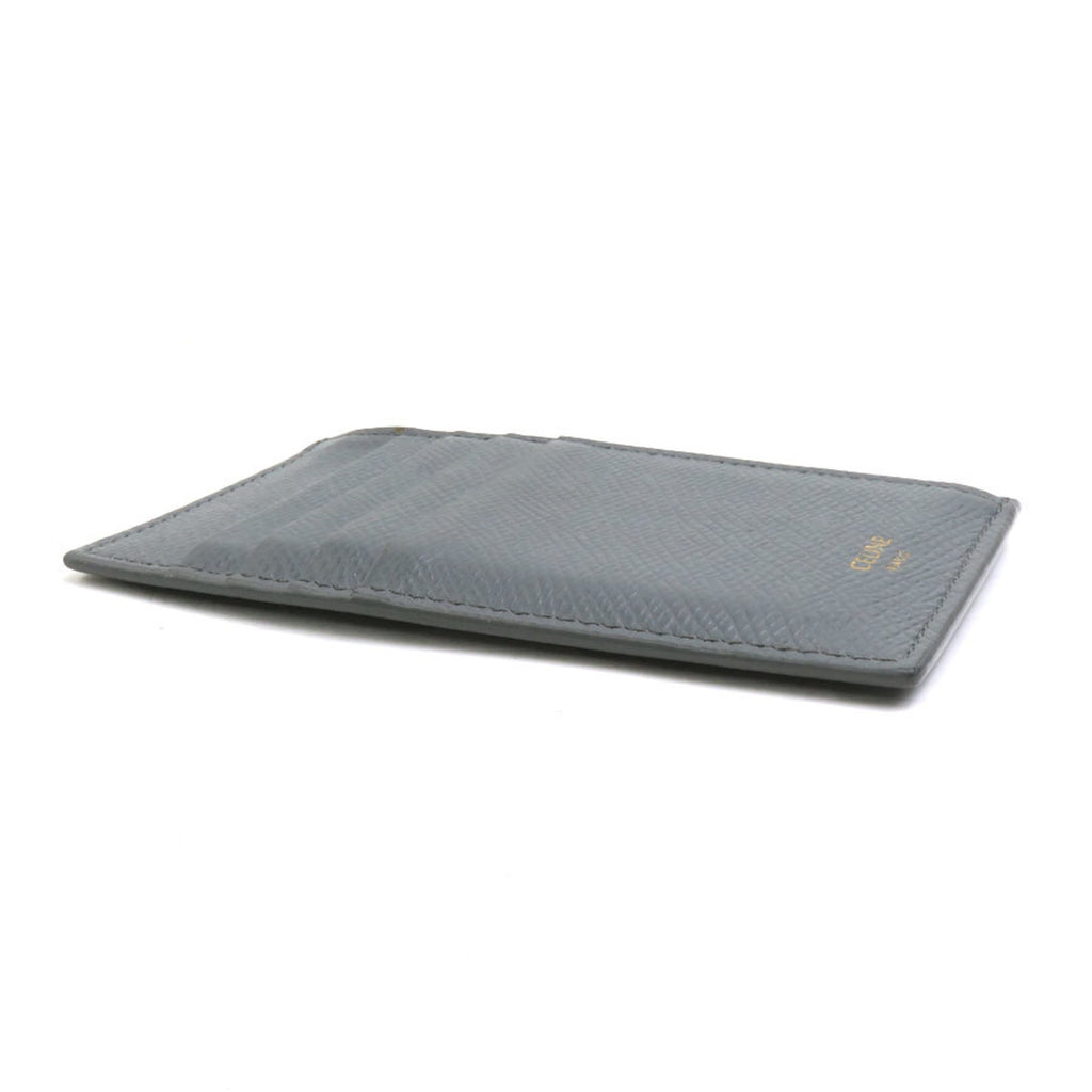 CELINE Wallet/Coin Case Leather Grey Men's Women's h31223a