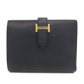 Hermes Hermès Bearn Compact Bifold Wallet with Gold Hardware, Epson, Women's