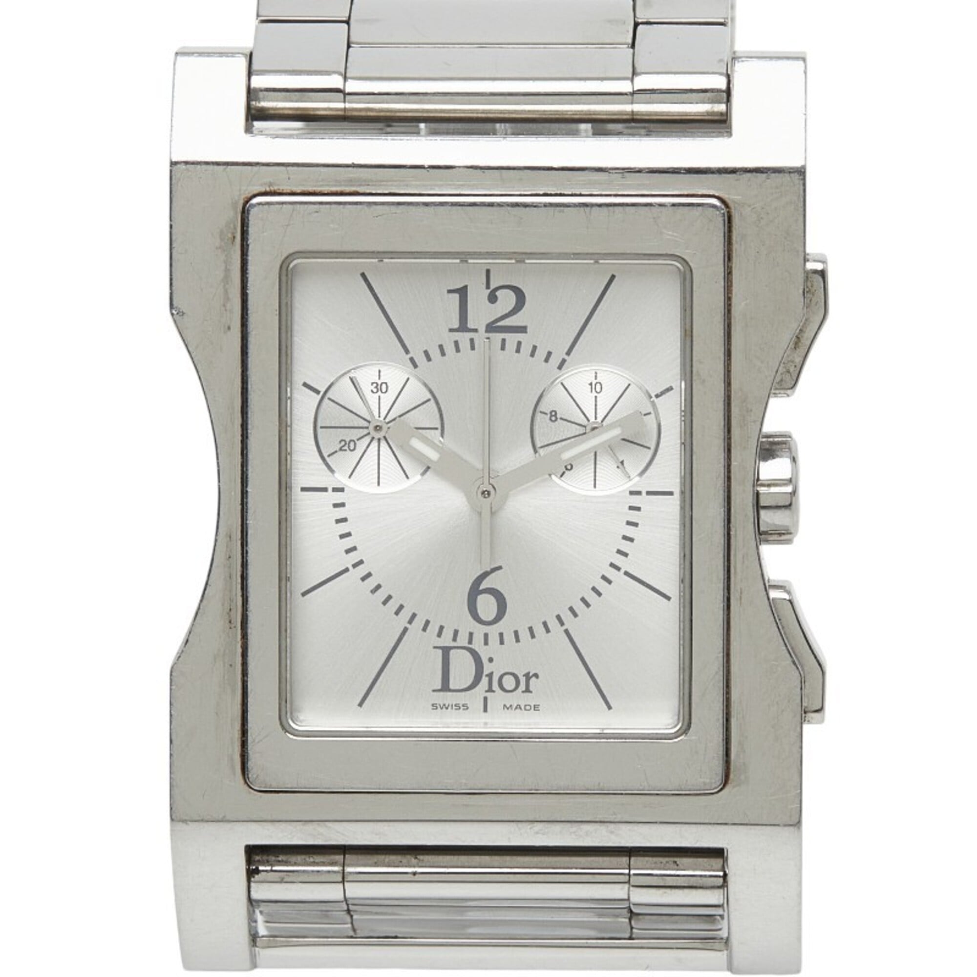 Dior Chris 47 Watch CD034310 Quartz Silver Dial Stainless Steel Men's — Good