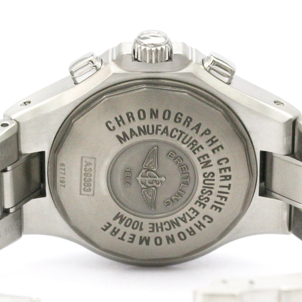 BREITLING Hercules Stainless Steel Automatic Mens Watch A39363 Polished — Very Good