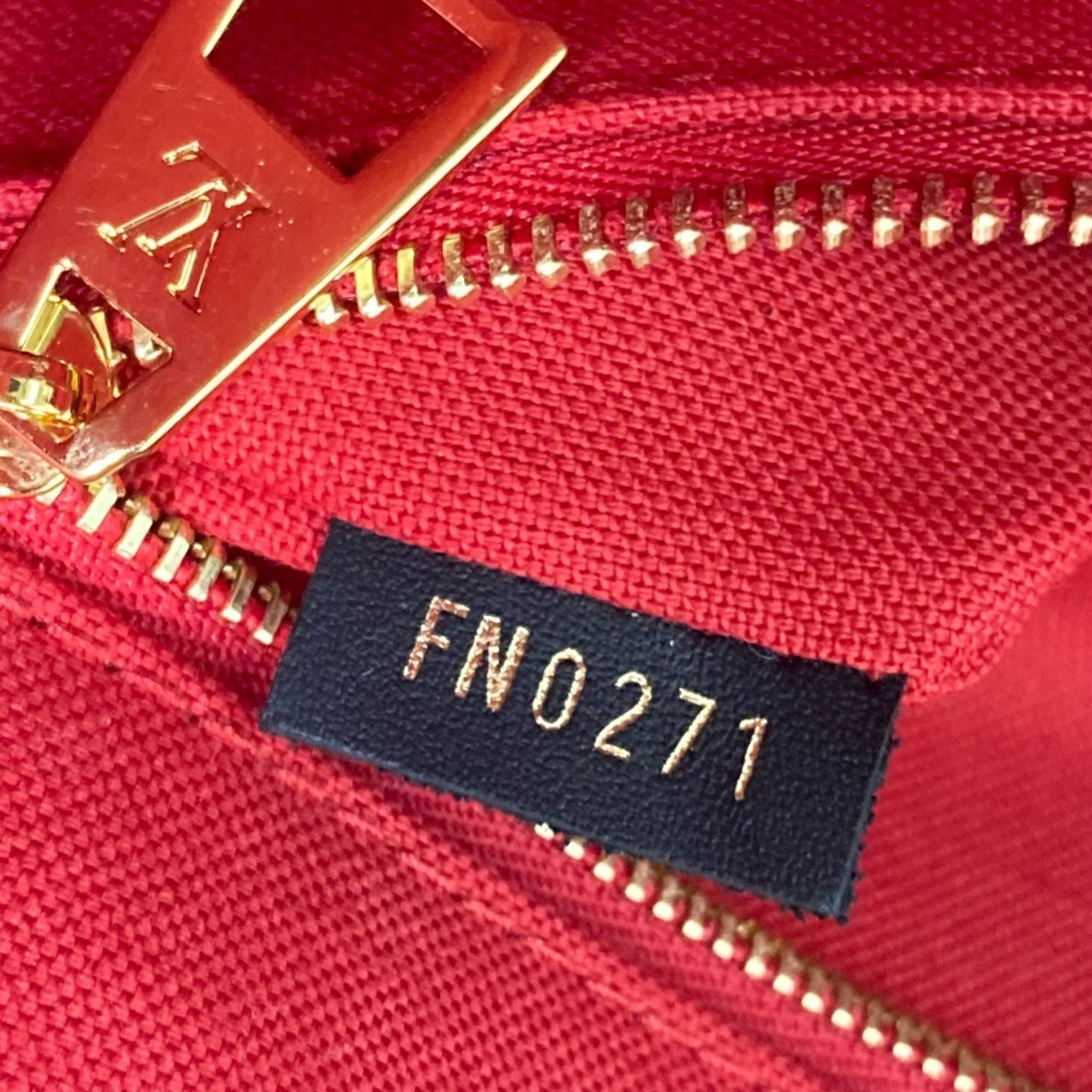 LOUIS VUITTON Monogram Giant On the Go MM 2-Way Shoulder Bag/Tote Bag (M45321) in Canvas, Brown, Like New — Like New