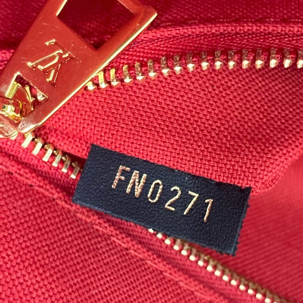 LOUIS VUITTON Monogram Giant On the Go MM 2-Way Shoulder Bag/Tote Bag (M45321) in Canvas, Brown, Like New — Like New