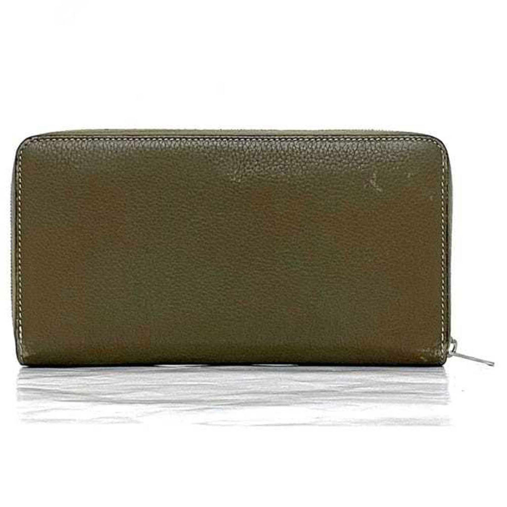 Celine Round Long Wallet Large Zipped ec-22339 Greige 105003AFE.09SO Leather W-LM-3158 CELINE Women's Accessories