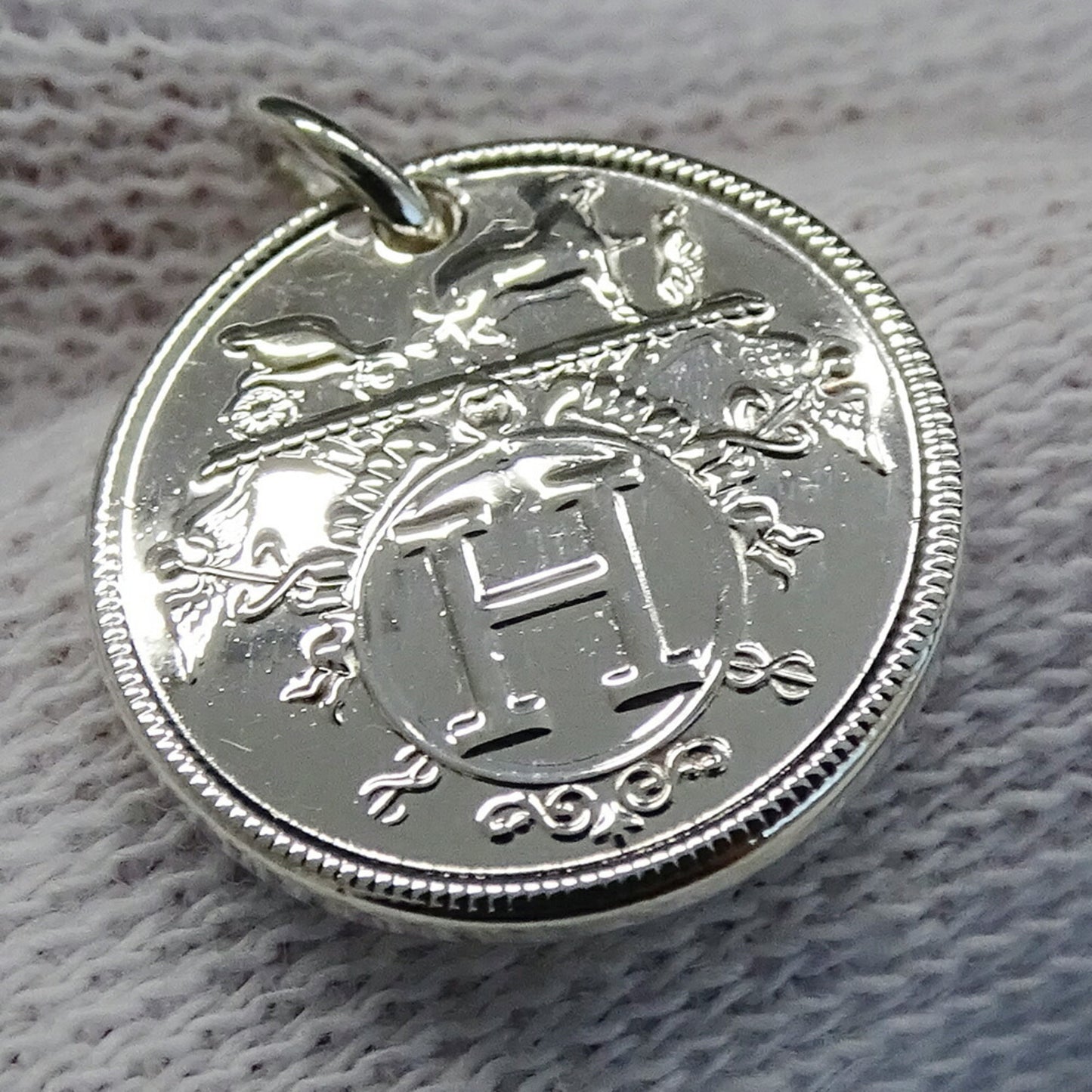 Hermes Hermès Ex Libris PM Bracelet for Women, SV925, 750PG, Silver, Pink Gold, ST Size, Polished