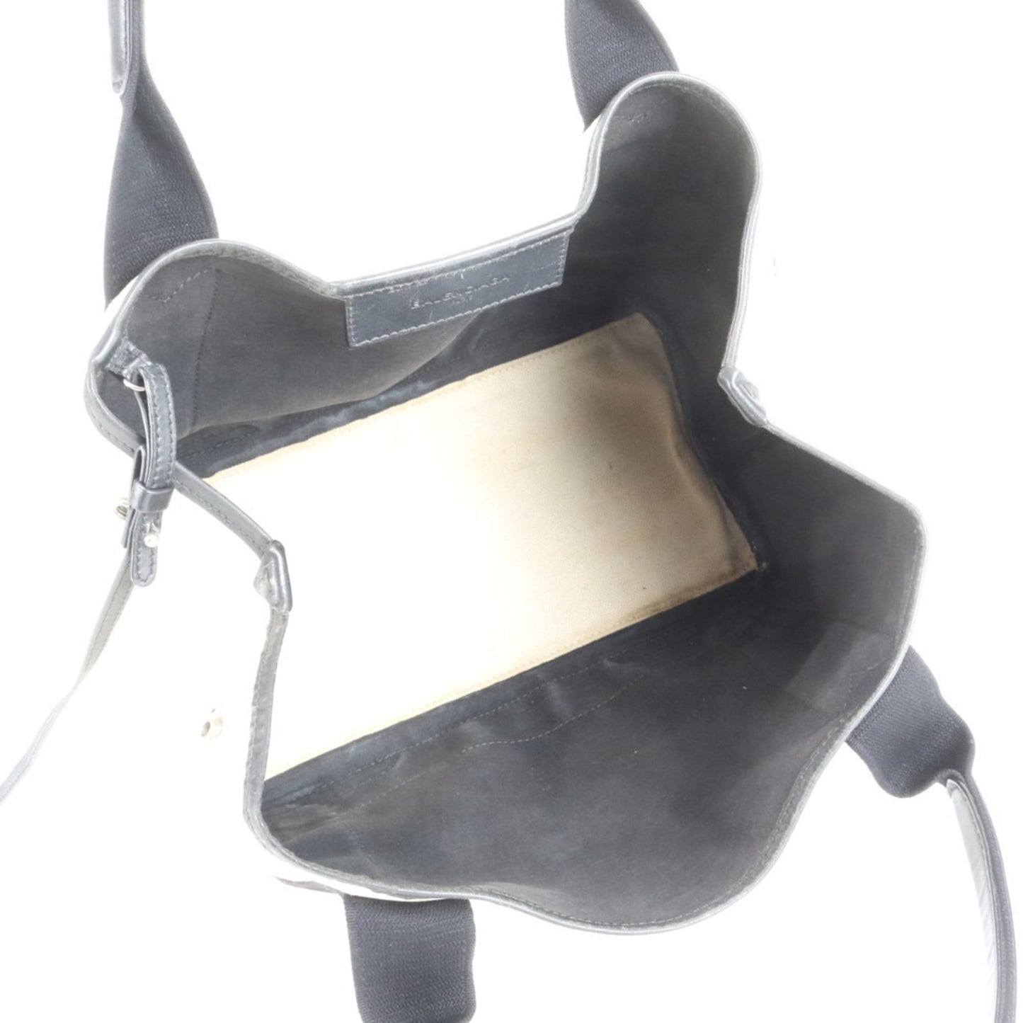 Balenciaga Navy Cabas Leather Tote Bag with Pouch, 339933, Shoulder/Handbag, Women's