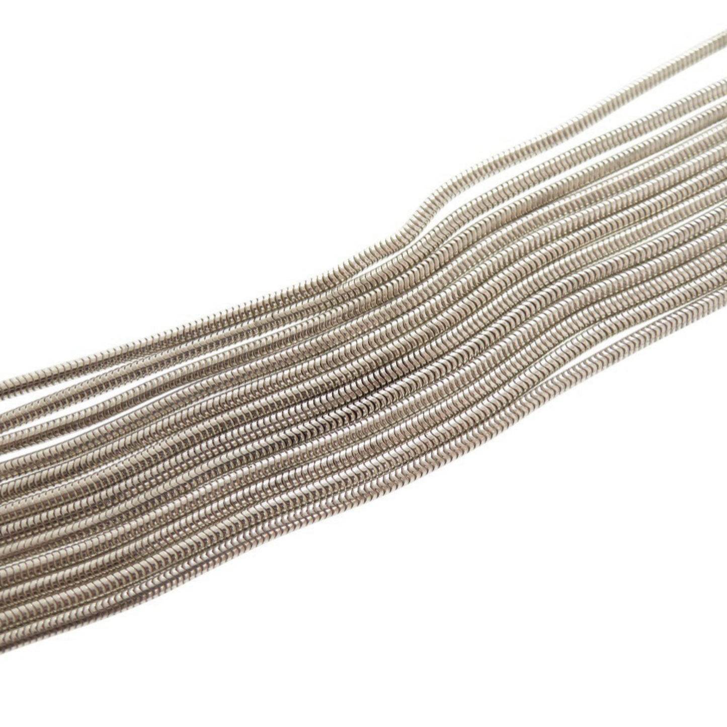 Gucci Vintage 12-Strand Snake Chain Sterling Silver Bracelet 0521 GUCCI