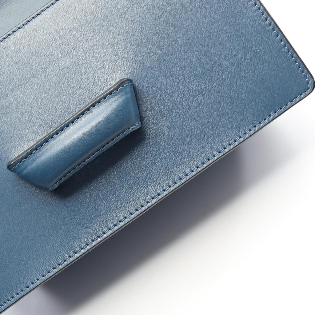 LOEWE Barcelona Shoulder Bag, Leather, Women's, Blue