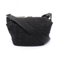 Bottega Veneta Intrecciato Webbing Shoulder Bag in Nylon Canvas, Women's, Black
