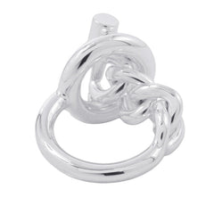 Hermes Croisette MM ring, SV925 silver, ring size 52. HERMES ring — Like New