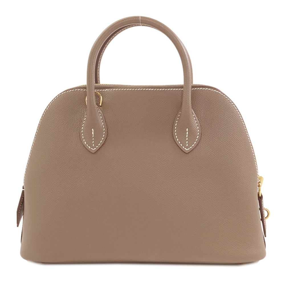 Hermes Bolide 1923 25 Etoupe Gold Hardware Handbag Epsom Leather Women's HERMES — Like New