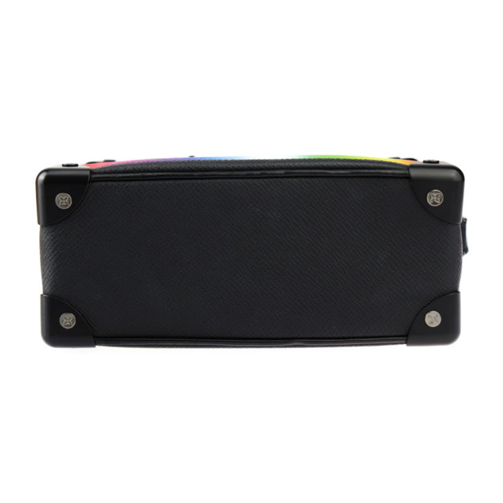 LOUIS VUITTON Louis Vuitton Mini Soft Trunk Taiga Shoulder Bag M30351 Leather Black Rainbow Pochette 2412063010061R1 — Like New