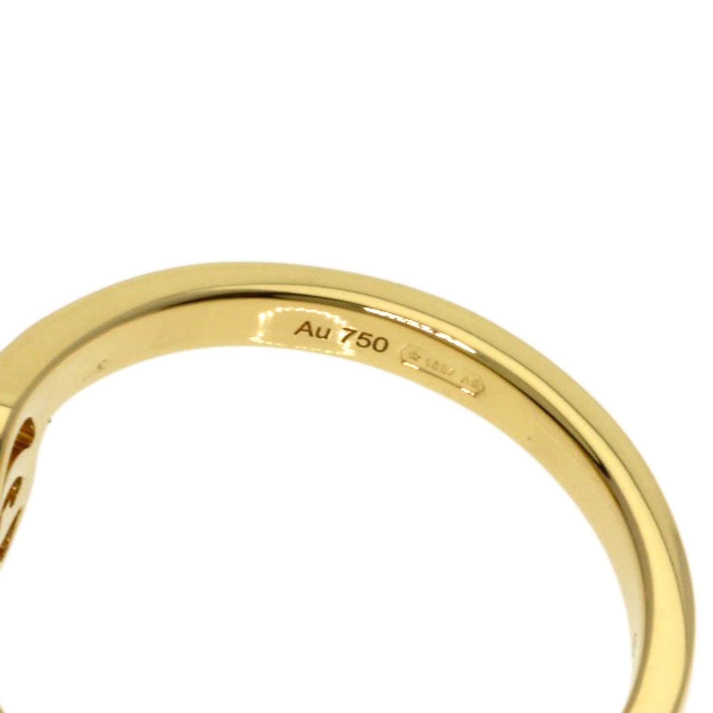 Gucci GG Running Diamond #7 Ring in 18K Yellow Gold for Women