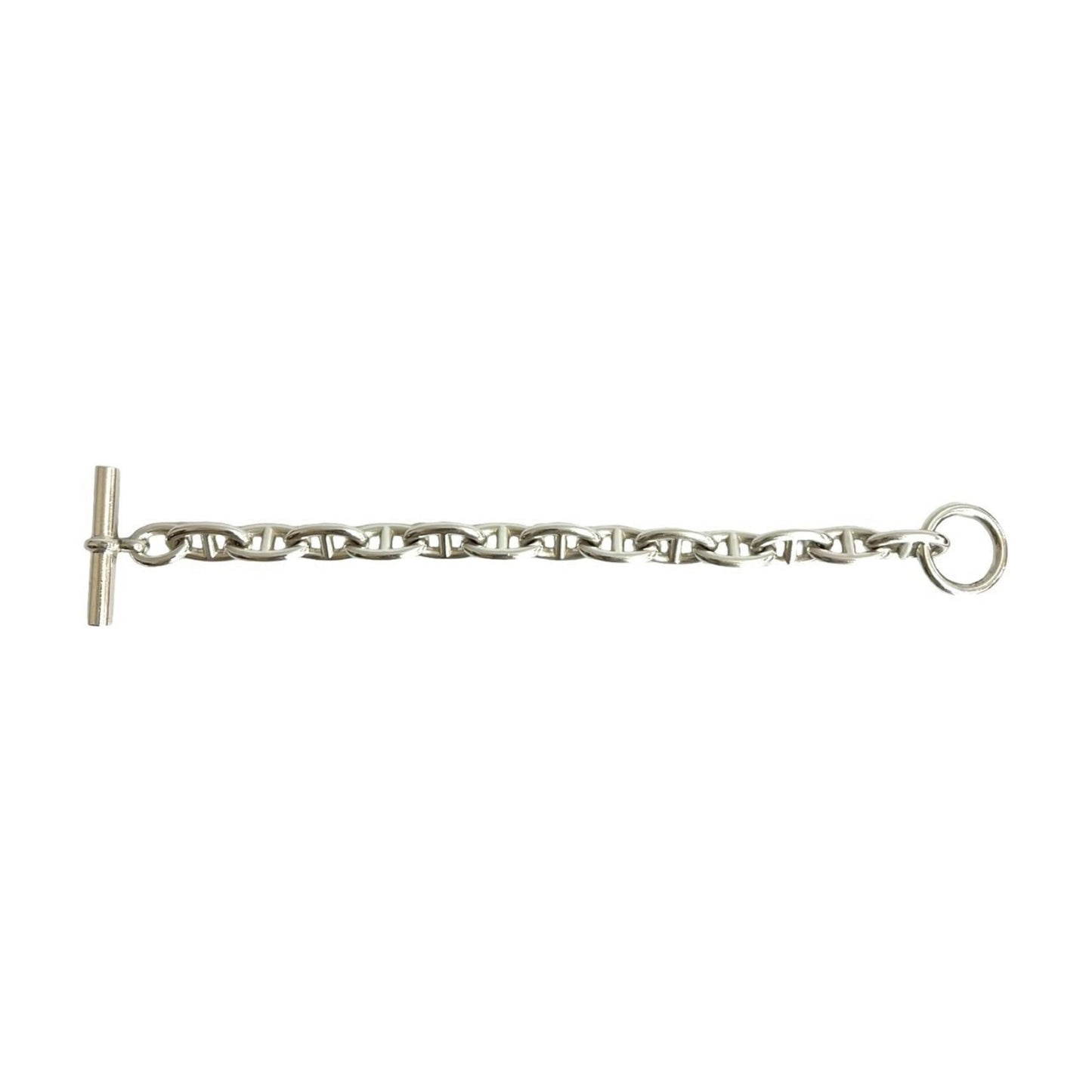 HERMES Chaine d'Ancre GM 13-link Sterling Silver 925 Chain Bracelet, 47217
